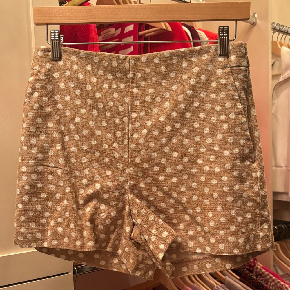 Ann Taylor Beige Polka Dot Women's Shorts